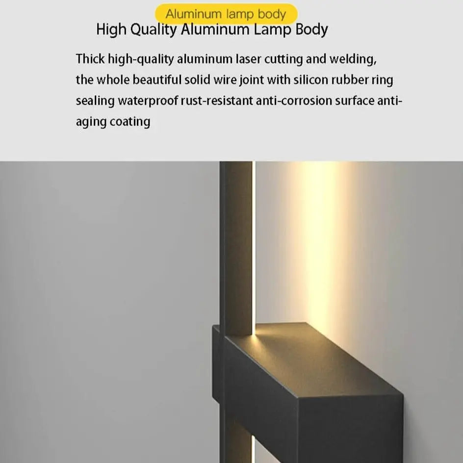 Modern Long Wall Outdoor Light — alternate product view 7
