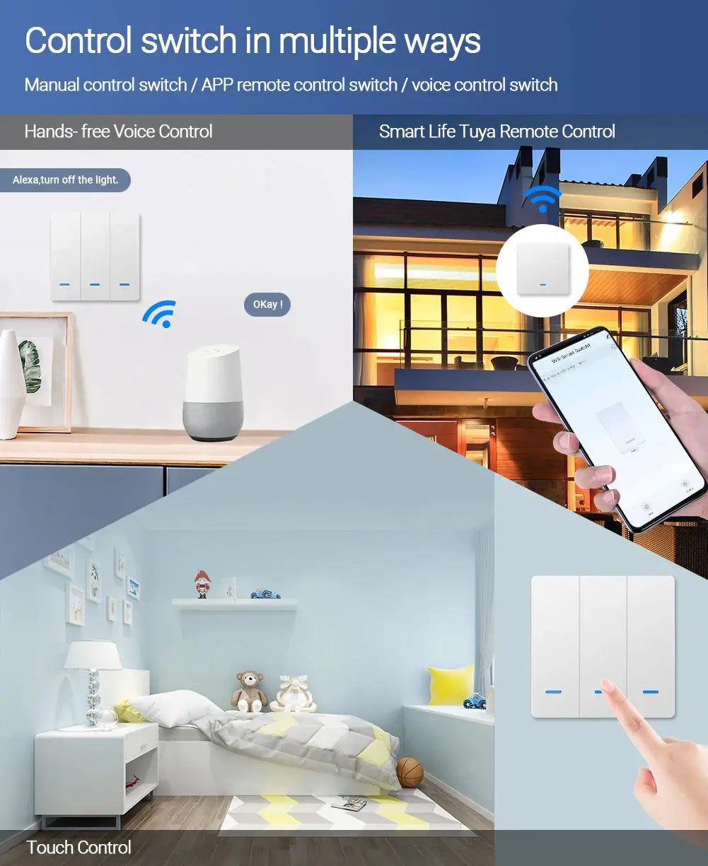 Push Button Smart 2 Way Light Switch — alternate product view 4