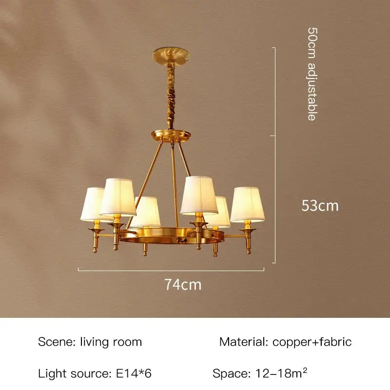Copper Chandelier — alternate product view 8