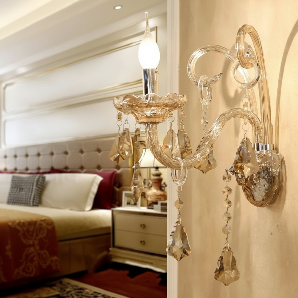 Cognac Unique Wall Luxury Lamp — alternate product view 1