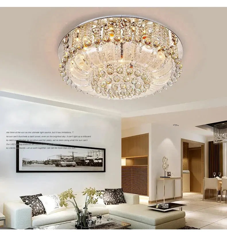 Crystal Creative Ceiling Lamp — alternate product view 3