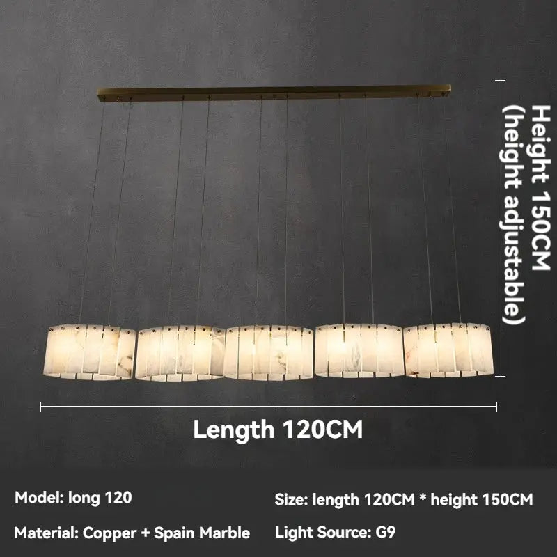 Marble Luxury Designer Chandelier — alternate product view 6