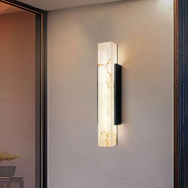 Modern Marble Effect Outdoor Lighting — alternate product view 1