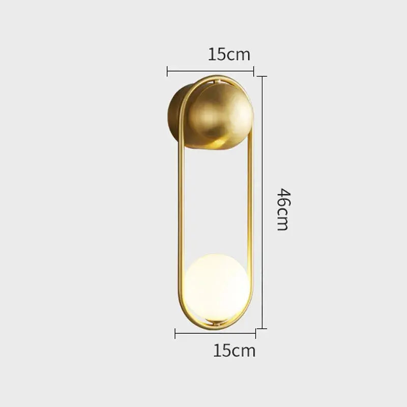 Minimalist U-shaped Wall Lamp — alternate product view 8