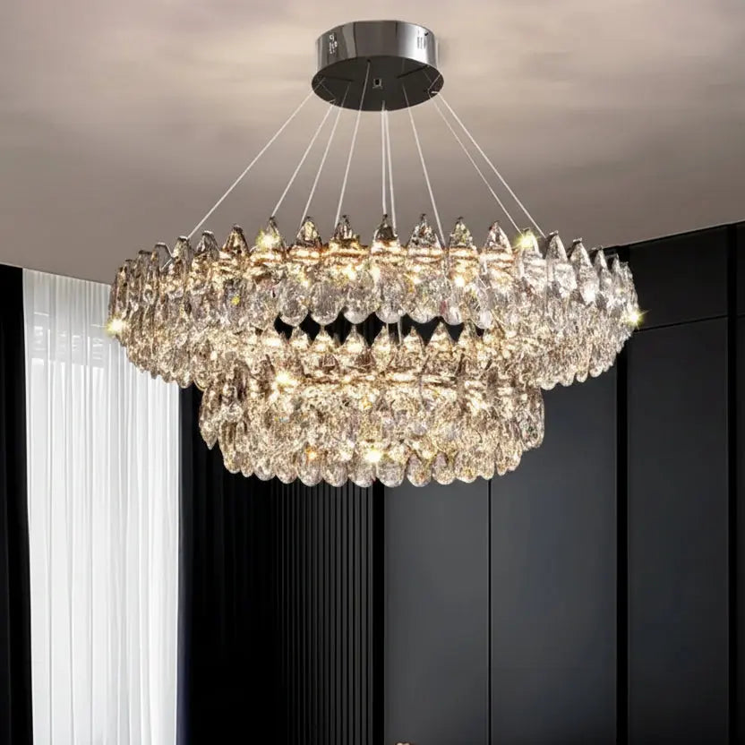 Luxury Crystal Bedroom Chandelier — alternate product view 2