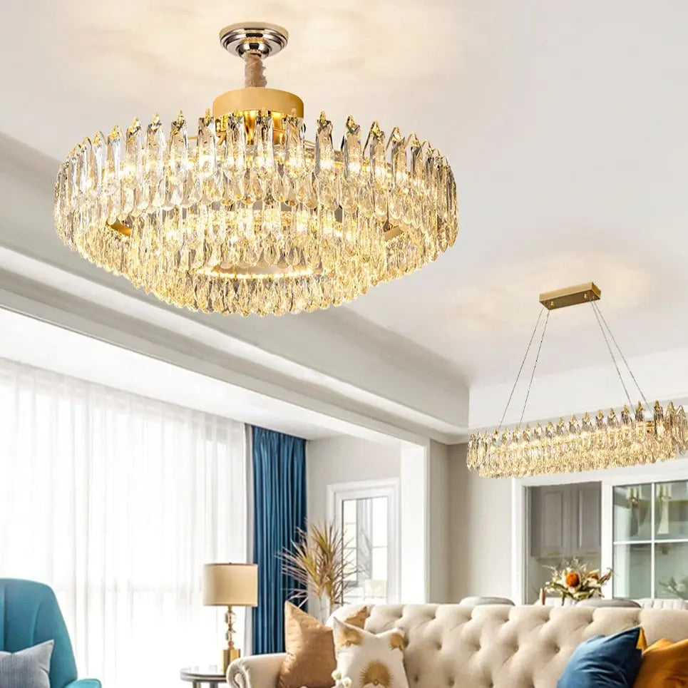 Crystal Modern Gold Lustres — alternate product view 6