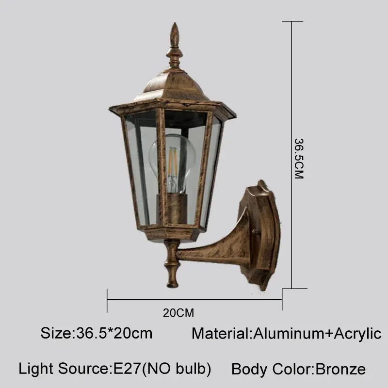 Courtyard Waterproof Wall Lamp — alternate product view 6