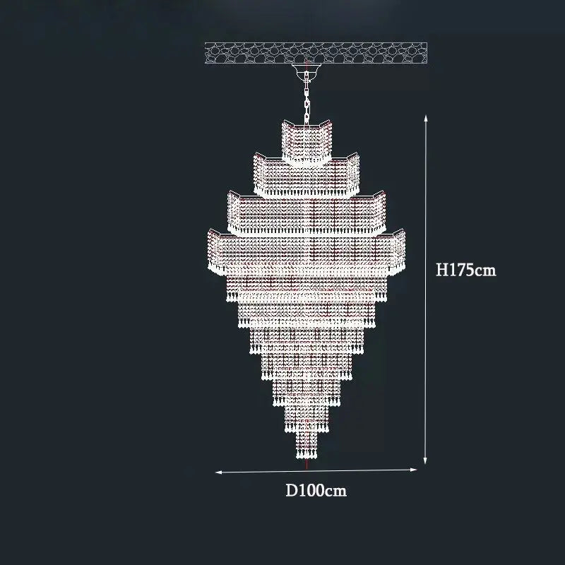 Modern Luxury Designer Chandelier — alternate product view 7