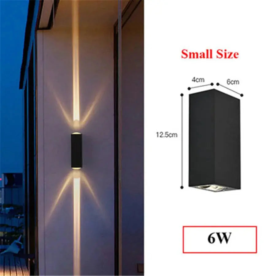 Waterproof LED Up Down Garden Wall Light — alternate product view 7