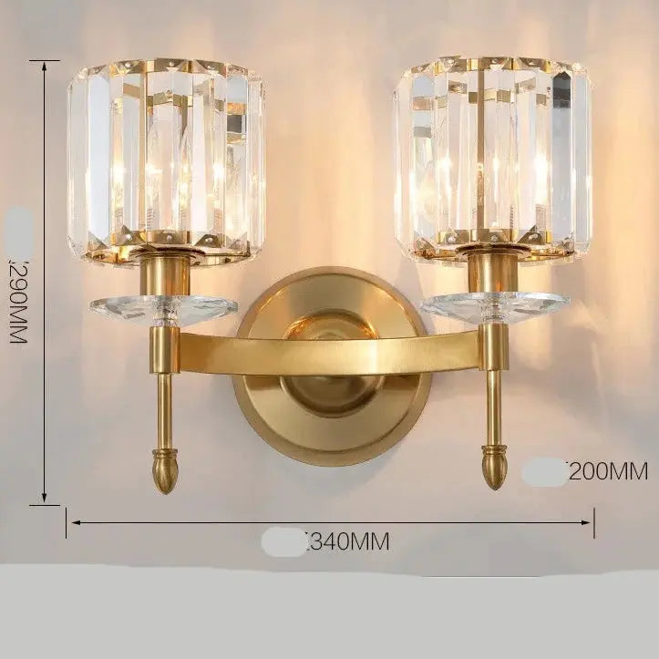 Nordic Crystal Iron Wall Lamp — alternate product view 14