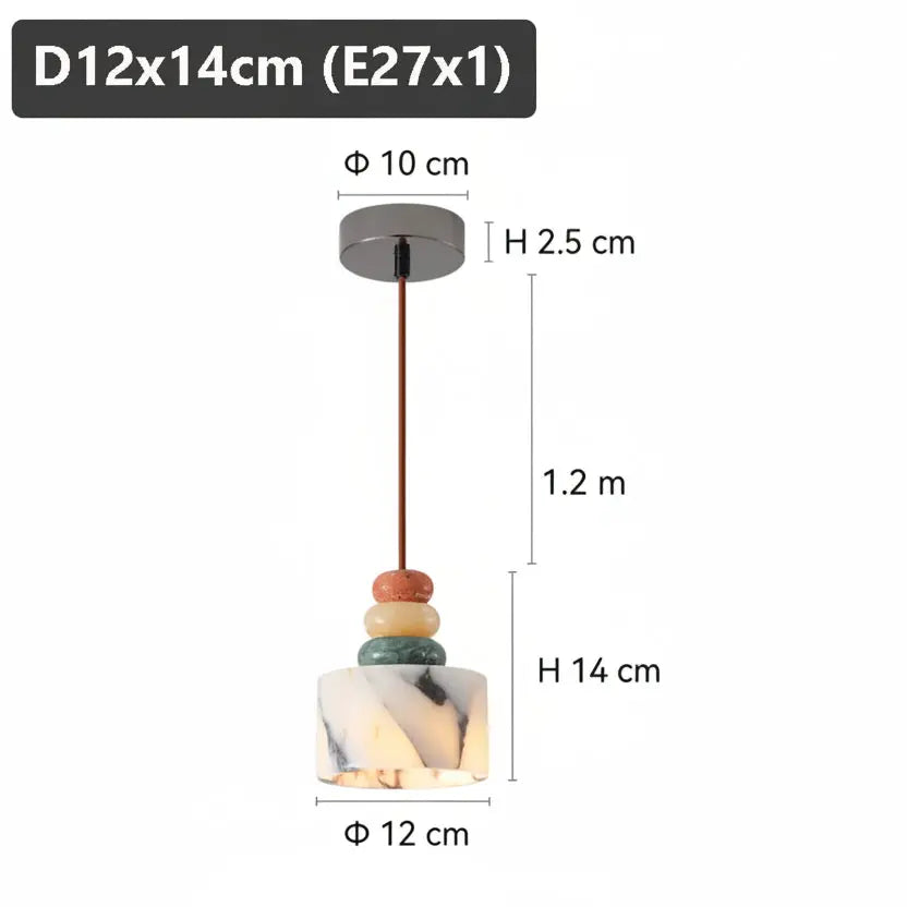 Natural Stone Kitchen Pendant Lighting — alternate product view 6