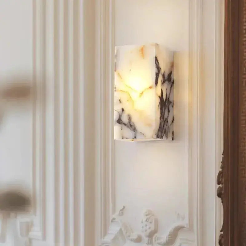 Luxury Black Marble Wall Sconce — product view