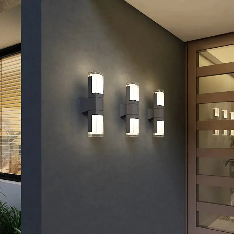 Modern Minimalist Exterior Wall Lighting — alternate product view 3
