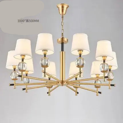 Modern Designer Copper Chandelier — alternate product view 8