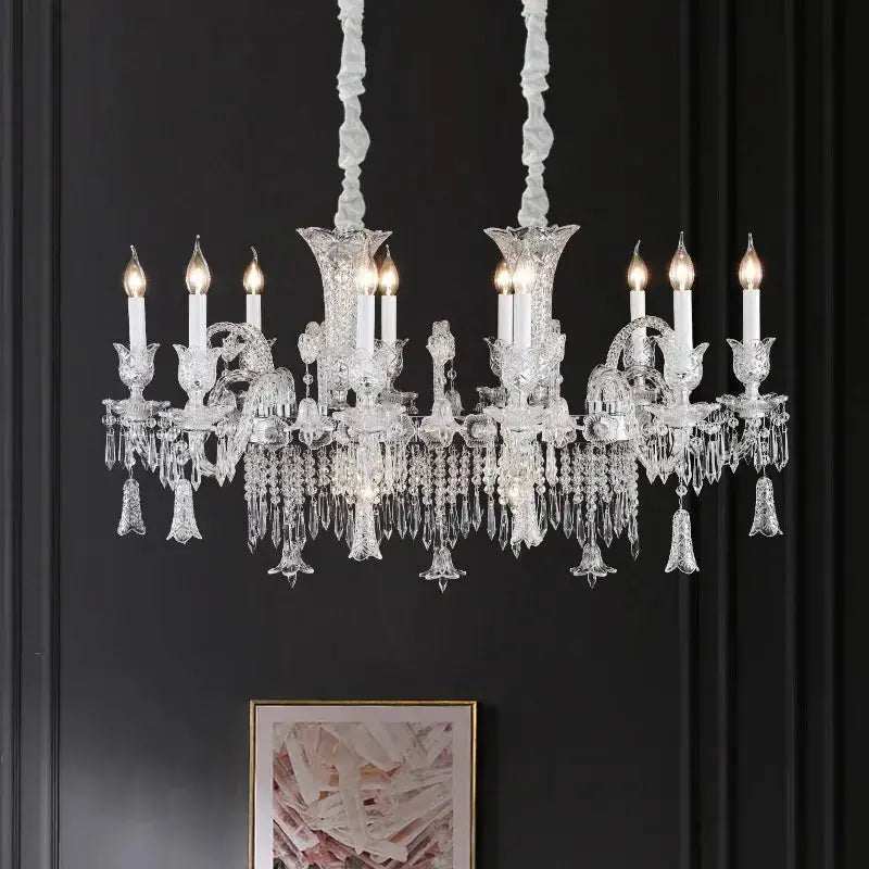 Living Room Lighting Luxury K9 Crystal Chandelier — alternate product view 6