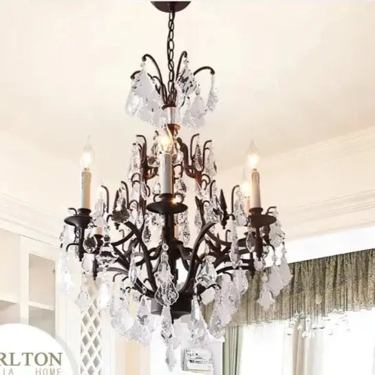 French Stairwell Villa Retro Chandelier — alternate product view 3