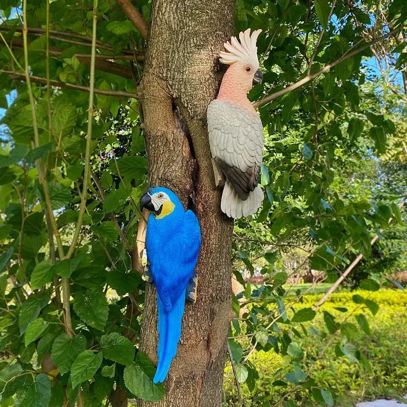 Wall Decorative Parrot Sculptures — alternate product view 3