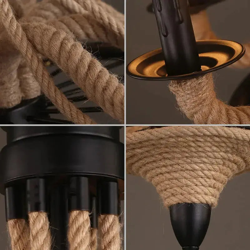 American Rope Pendant Light — alternate product view 3