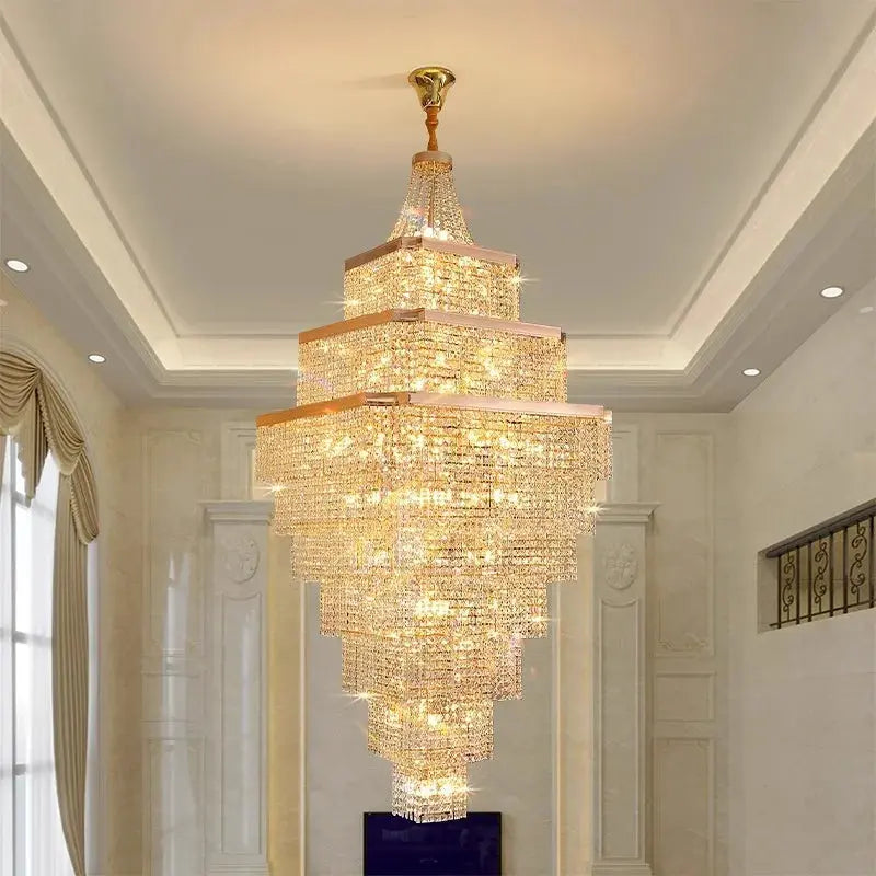 Rose Gold Stair Chandelier Luxury Chandelier — alternate product view 4
