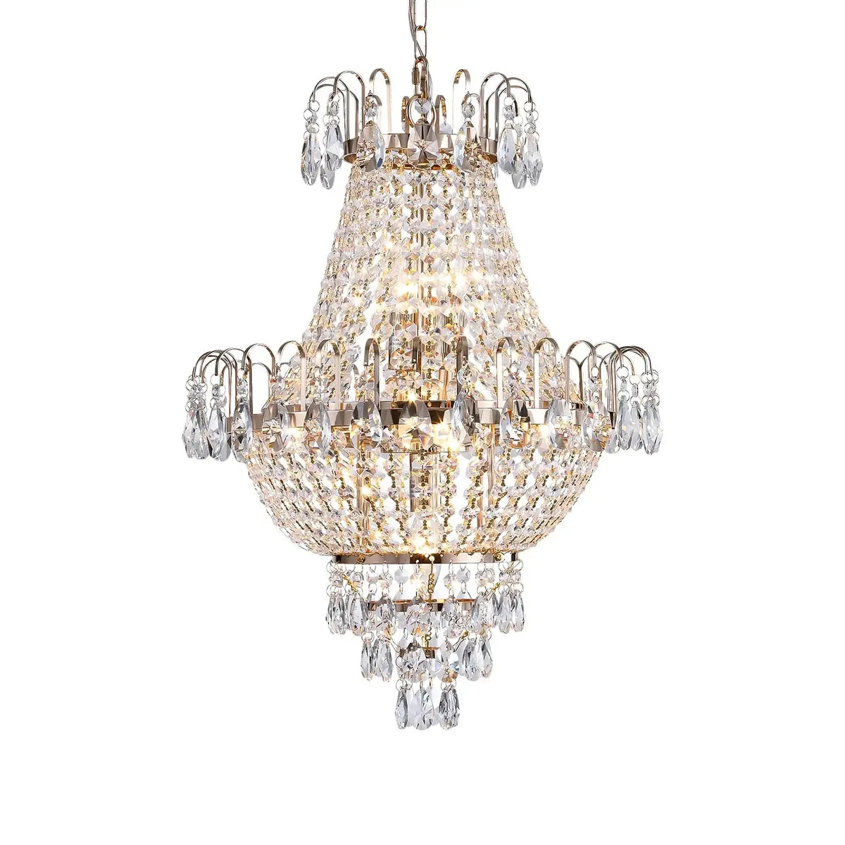 Luxury Retro Crystal Imperial Style Ceiling Light — alternate product view 1