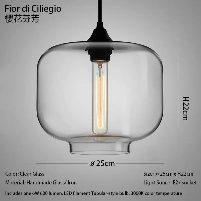 Clear Glass Pendant Light — alternate product view 13