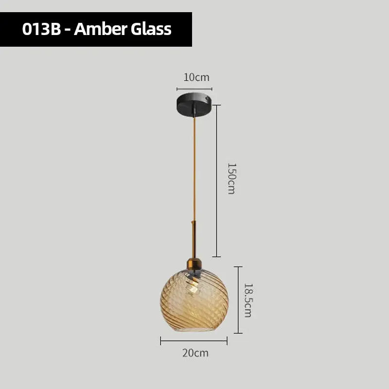 Modern Glass Pendant Lights — alternate product view 10