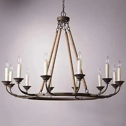 Country Style Rustic Chandeliers — alternate product view 2