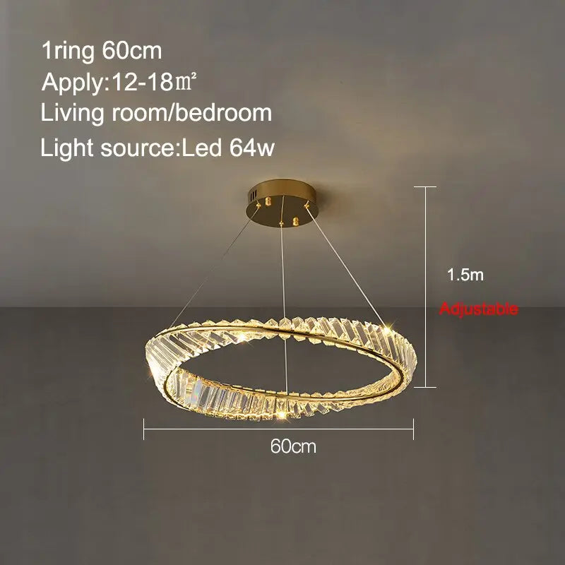 Crystal Led Chandelier — alternate product view 9