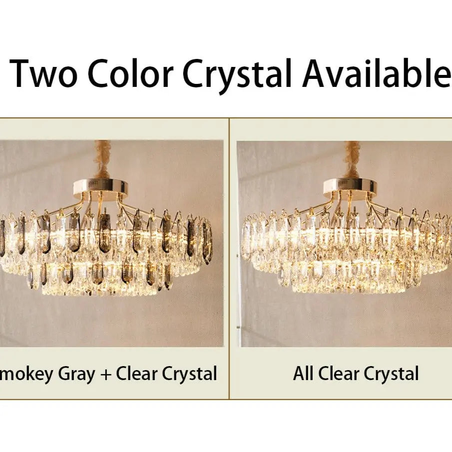 Crystal Modern Design Straight Chandelier — alternate product view 10