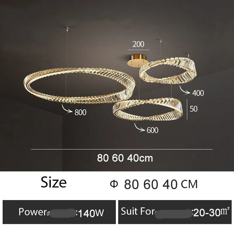 Crystal Led Chandelier — alternate product view 17