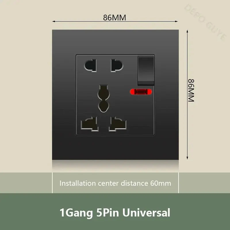 UK Wall Electrical Outlet with USB Charger — alternate product view 10