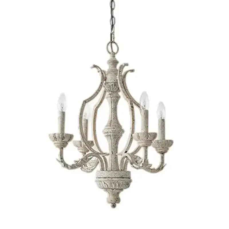 Creative French Wooden Chandelier — alternate product view 1