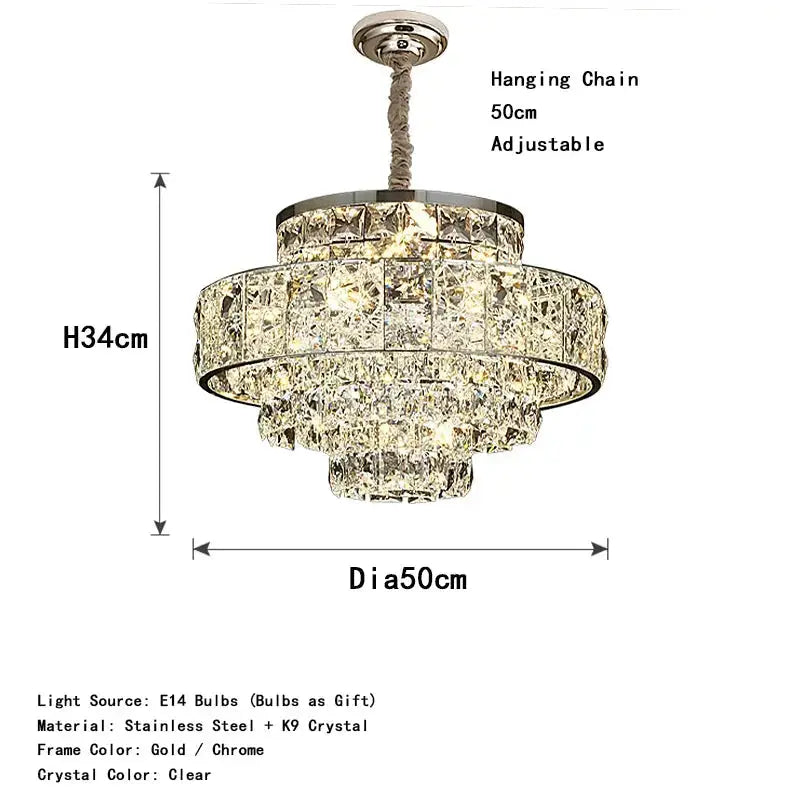 Crystal Elegant Chandelier Design — alternate product view 12