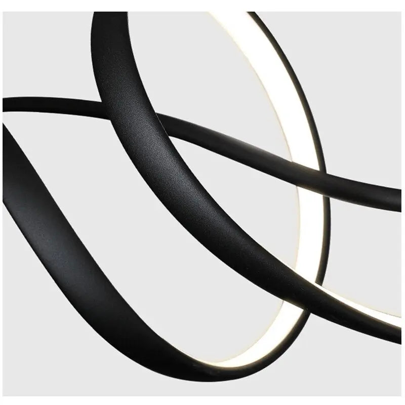 Ribbon Shape Design LED Chandelier — alternate product view 4