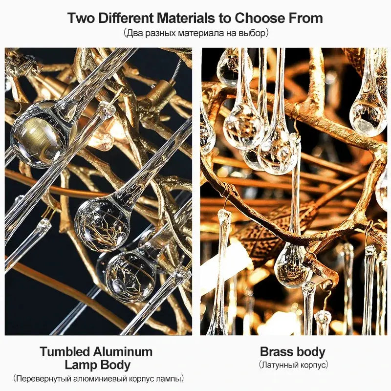 New Vintage Branch Chandeliers — alternate product view 3
