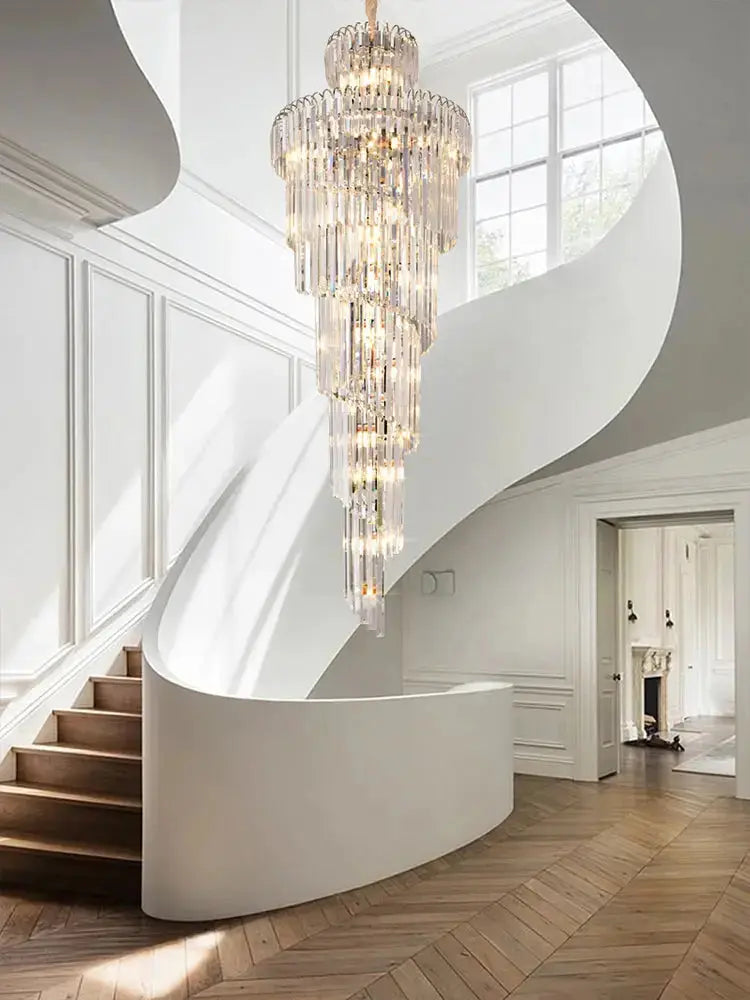 Modern Loft Chandelier - Golden — alternate product view 4