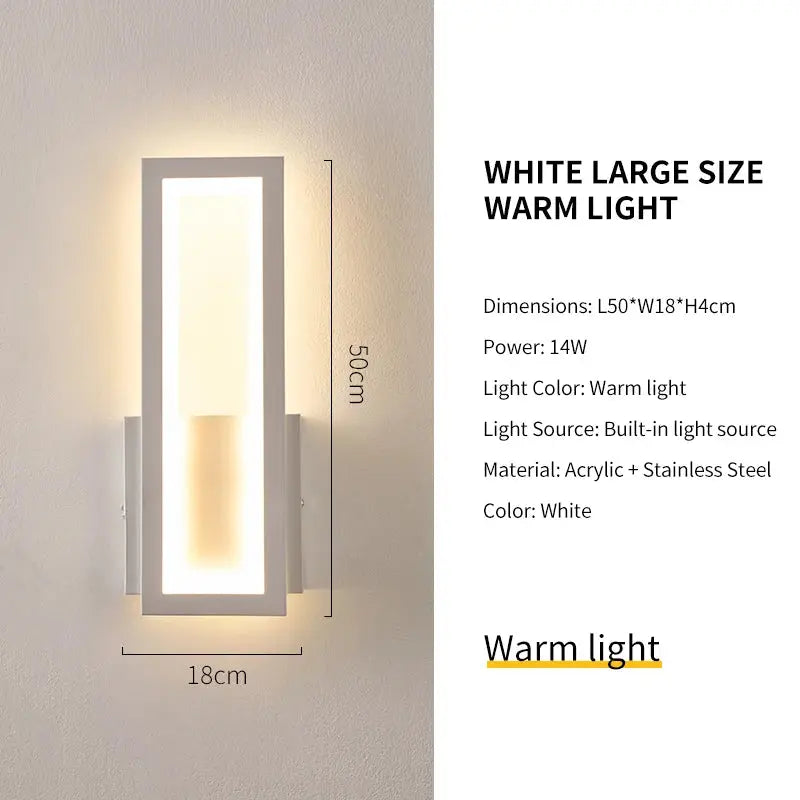 Waterproof Modern Porch Wall Light — alternate product view 7