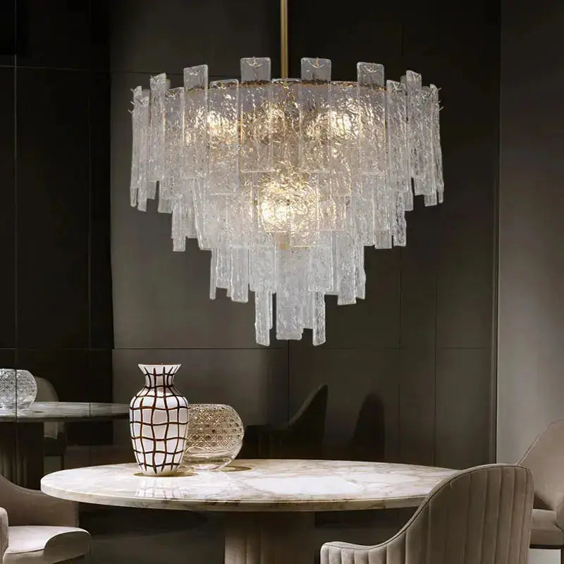 Postmodern Nordic Crystal Chandelier — alternate product view 1