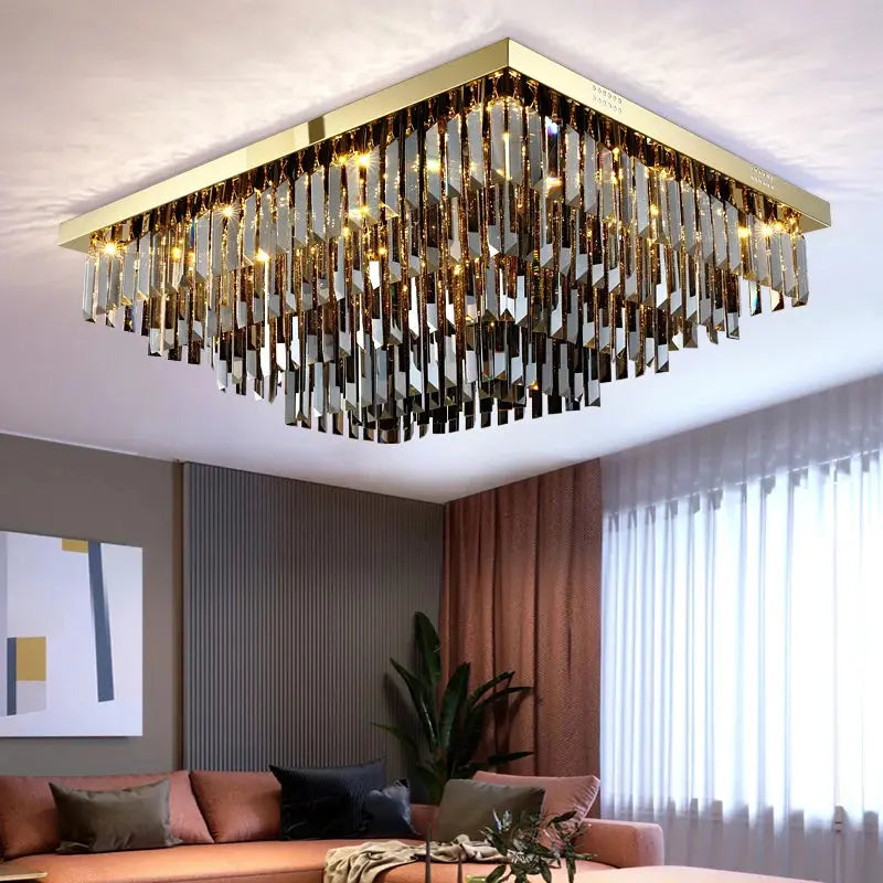 Modern Geometric Crystal Lamp — alternate product view 2