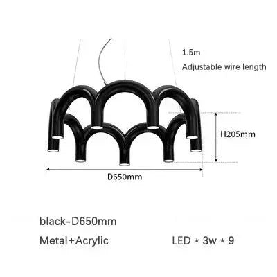 Creative Arch Decor LED Pendant Light — alternate product view 10