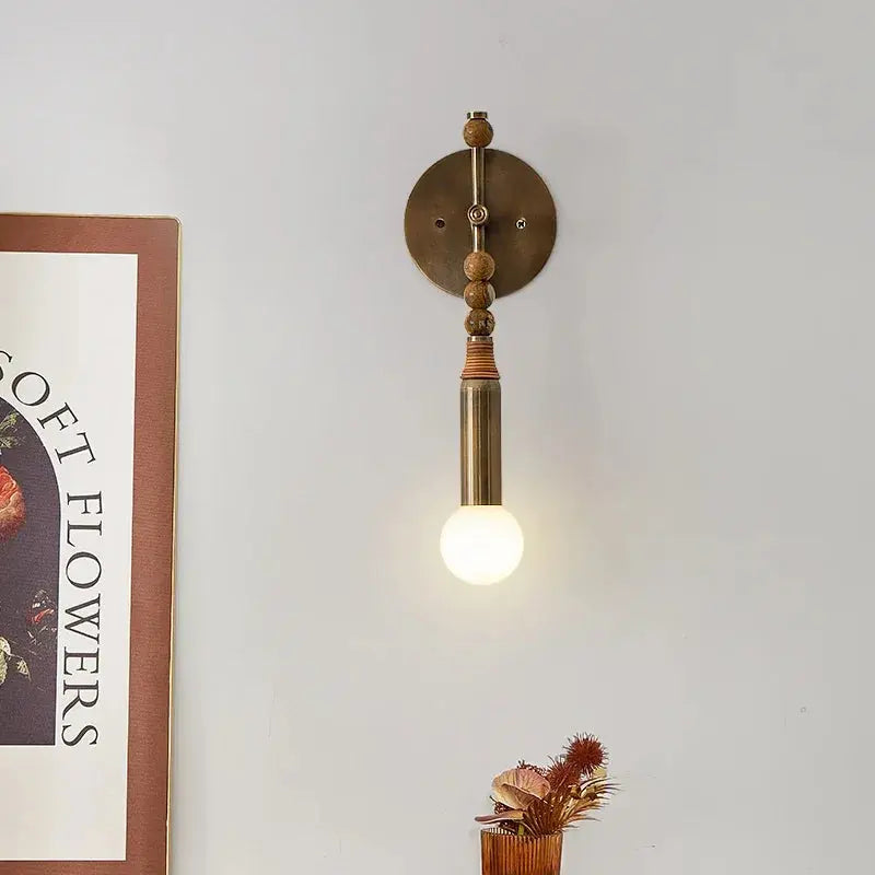 Valenne Antique Brass Wall Light — alternate product view 3