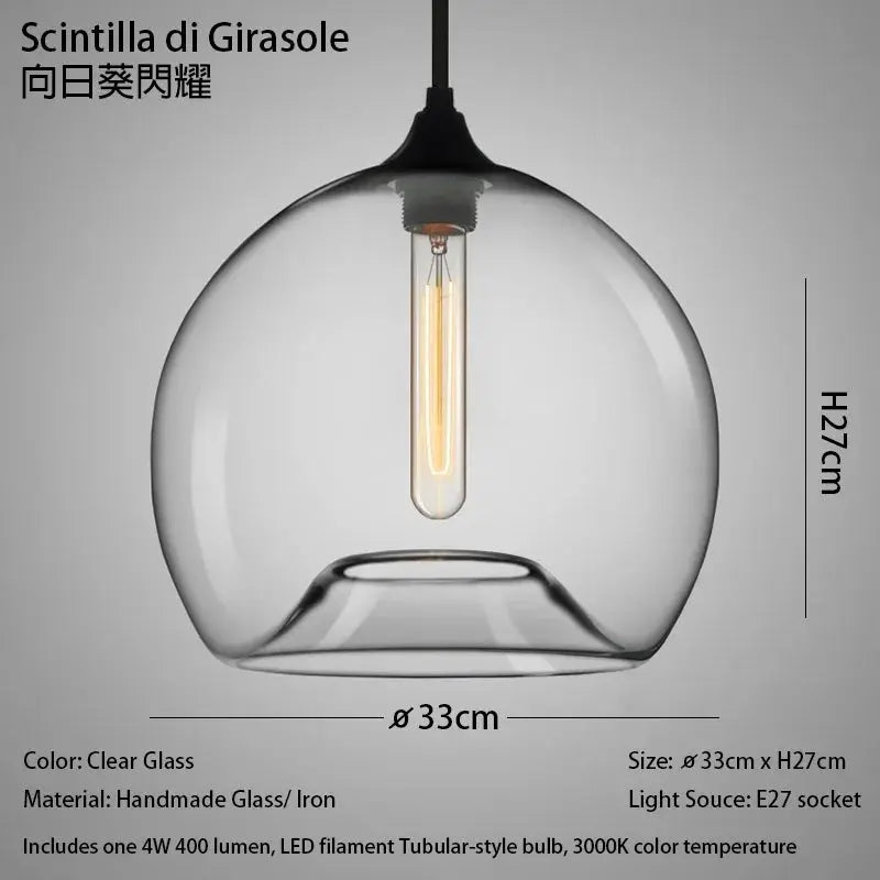 Clear Glass Pendant Light — alternate product view 12