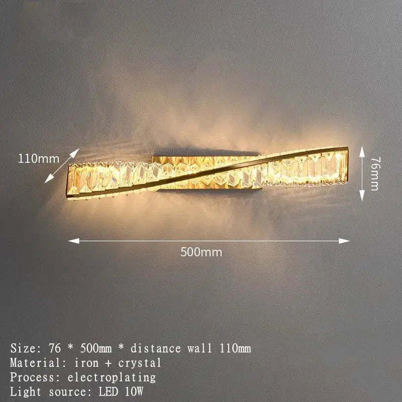 Modern Luxury Crystal Wall Lights — alternate product view 5