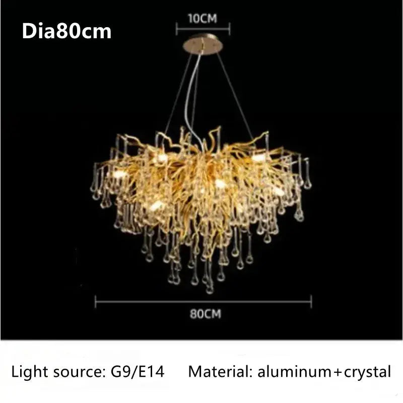 Unique Luxury Crystal Chandelier For Living Room — alternate product view 12