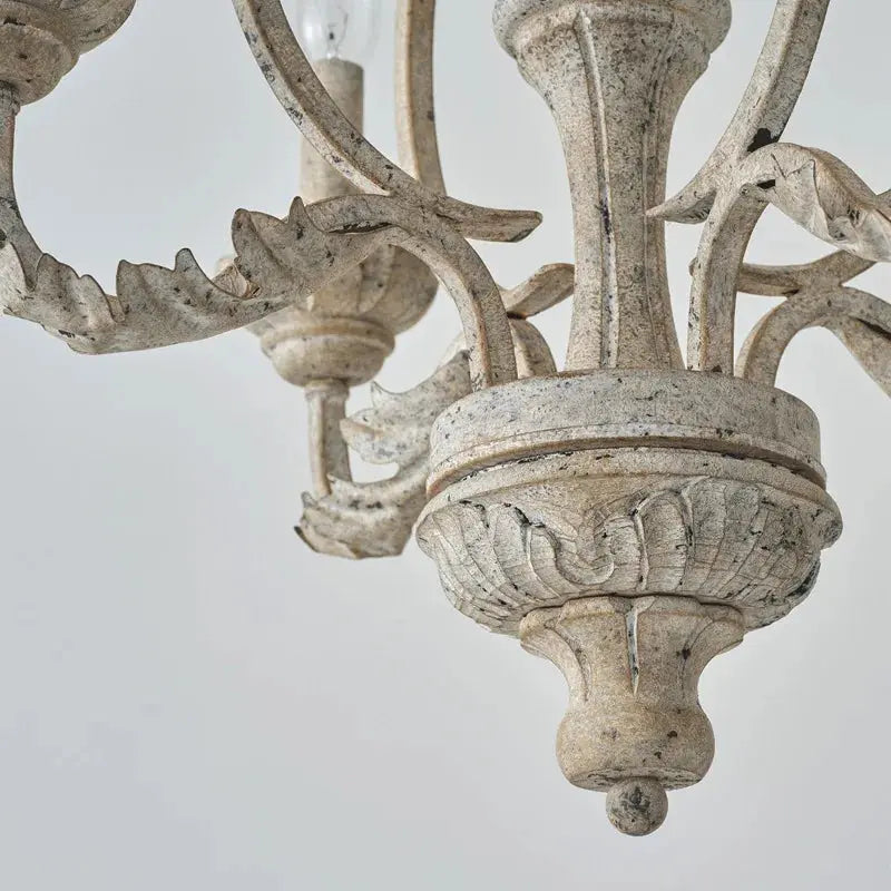Creative French Wooden Chandelier — alternate product view 4