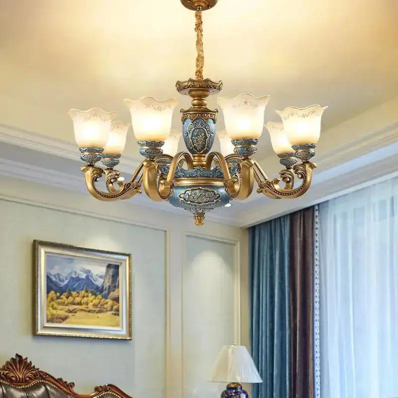 European Chandelier Mid Century Modern Lighting — alternate product view 3