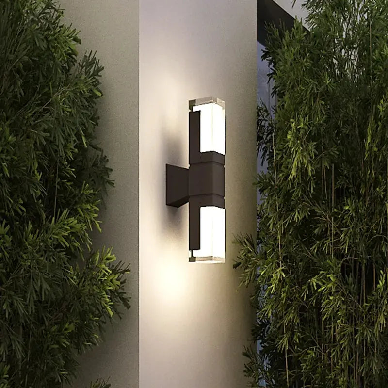 Modern Minimalist Exterior Wall Lighting — alternate product view 1