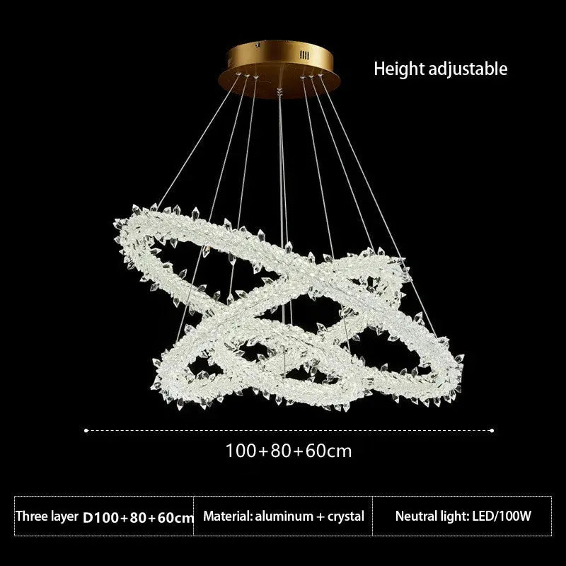 Modern Ice Cone Chandelier — alternate product view 8