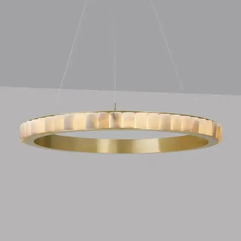 Marble Alabaster Ring Chandelier — alternate product view 7