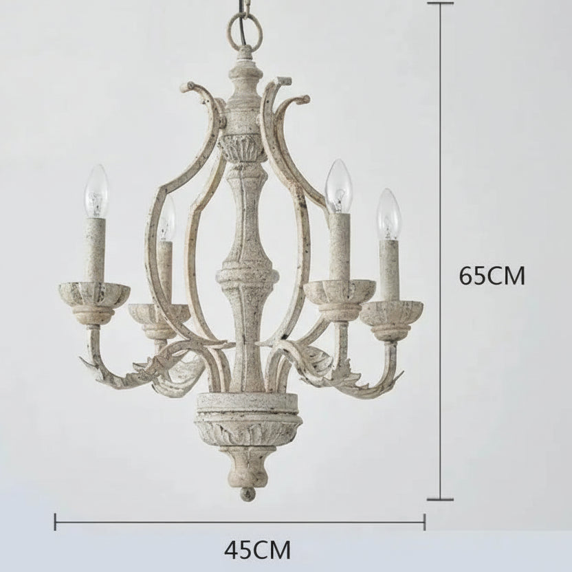 Creative French Wooden Chandelier — alternate product view 5